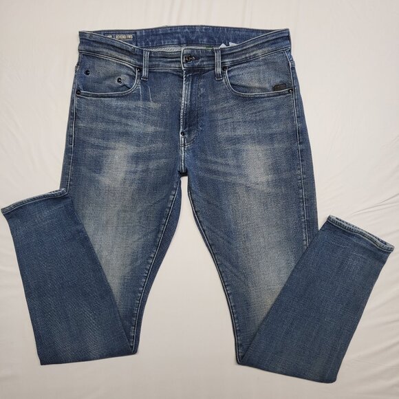 G Star Raw Jeans Mens 33X32 (Fit 35 X 31 ) Revend FWD Skinny Stretch - Picture 1 of 15